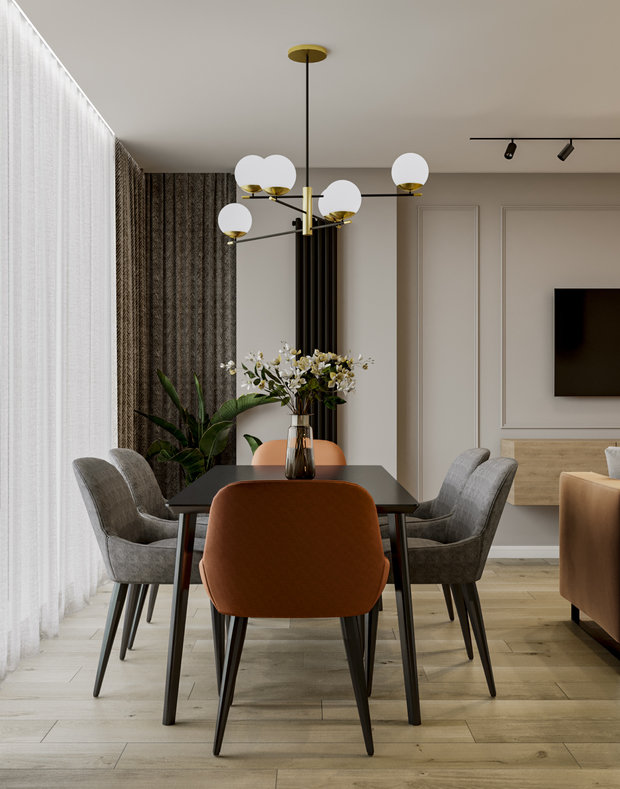 Фотография: Кухня и столовая в стиле Современный, Минимализм, Квартира, Проект недели, Екатеринбург, 2 комнаты, 60-90 метров, Екатерина Третьякова – фото на INMYROOM