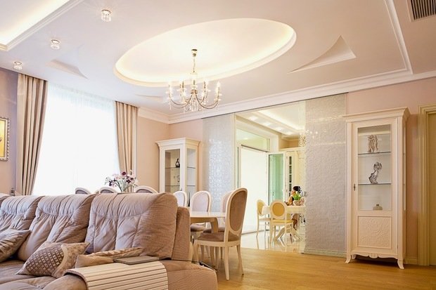 Фотография: Гостиная в стиле Классический, Квартира, Дома и квартиры, Проект недели – фото на INMYROOM