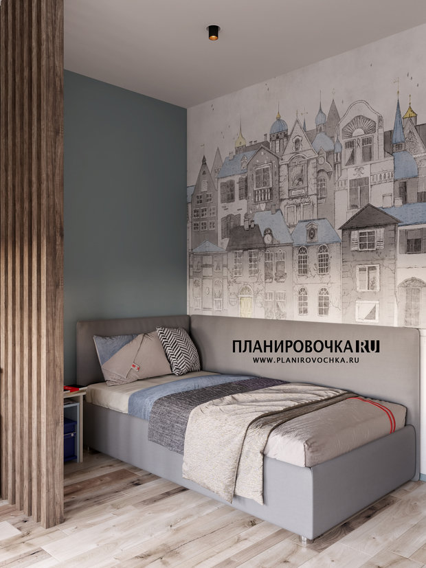 Фото из портфолио ЖК "Вандер Парк", Детская 14,6 м2 – фотографии дизайна интерьеров на INMYROOM