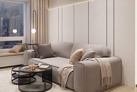 ЖК Большая Очаковская (Кухня-Гостиная)