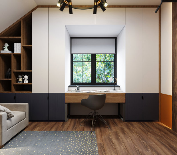 Фотография: Детская в стиле Современный, Дом, Ariston, Проект недели, 4 и больше, Более 90 метров, Уфа, Isometrio, Dune 1 R – фото на INMYROOM