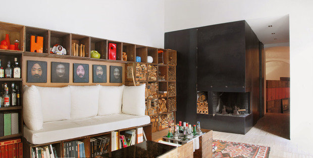Фото из портфолио Box House: удивительный интерьер из старых ящиков – фотографии дизайна интерьеров на INMYROOM