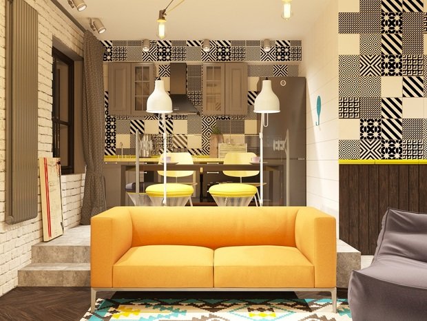 Фото из портфолио нескучная квартира в стиле  эклектика – фотографии дизайна интерьеров на INMYROOM