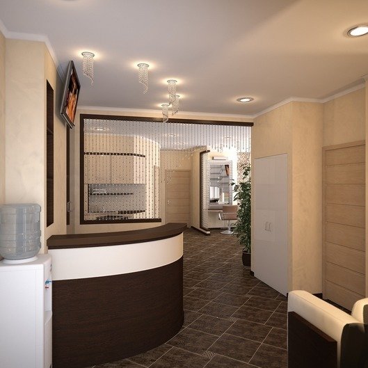 Фото из портфолио Салон красоты в бежевой гамме – фотографии дизайна интерьеров на INMYROOM