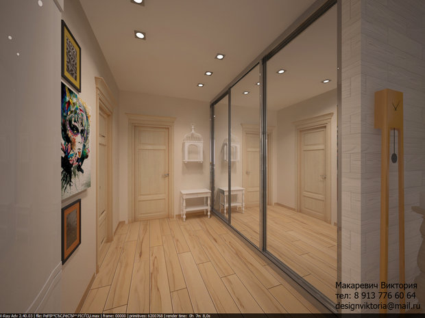 Фото из портфолио Квартира 45 кв.м. на Романова – фотографии дизайна интерьеров на INMYROOM