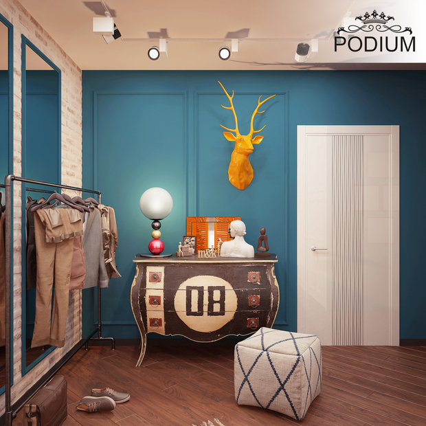 Фото из портфолио Яркие акценты в прихожей – фотографии дизайна интерьеров на INMYROOM