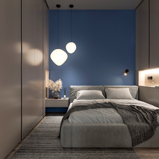 Фотография: Спальня в стиле Современный, Минимализм, Малогабаритная квартира, Квартира, Студия, Москва, Хрущевка, Кирпичный дом, до 40 метров, MARI GRI Interiors, Мари Гри – фото на INMYROOM