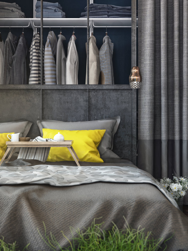 Фотография: Спальня в стиле Лофт, Квартира, Проект недели, Санкт-Петербург, Макс Жуков, ToTaste Studio, 1 комната, 40-60 метров, Монолитно-кирпичный, ЖК «Балтийская жемчужина» – фото на INMYROOM Фотография: Спальня в стиле Лофт, Квартира, Проект недели, Санкт-Петербург, Макс Жуков, ToTaste Studio, 1 комната, 40-60 метров, Монолитно-кирпичный, ЖК «Балтийская жемчужина» – фото на INMYROOM