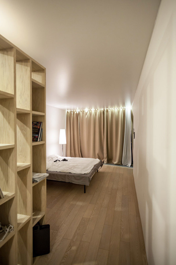Фотография: Спальня в стиле Лофт, Квартира, Дома и квартиры – фото на INMYROOM