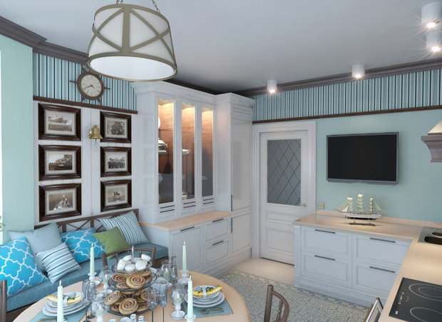 Фото из портфолио Кухня в квартире серии 44 Т – фотографии дизайна интерьеров на INMYROOM