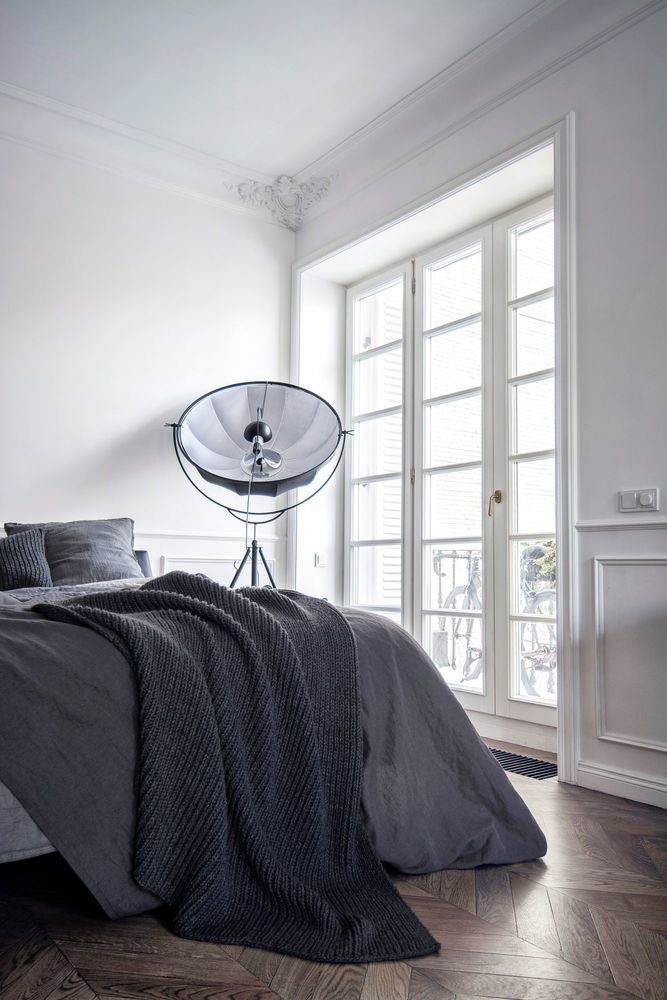 Фотография: Спальня в стиле Скандинавский, Минимализм, Квартира, Студия, Проект недели, Москва, Int2 architecture, 40-60 метров – фото на INMYROOM