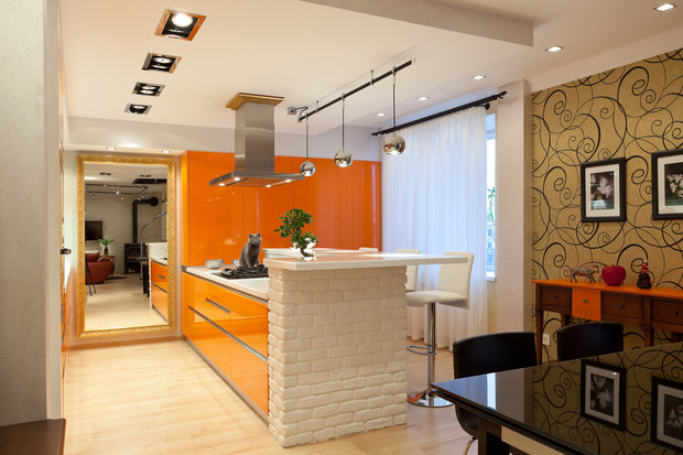 Фото из портфолио Двухуровневая квартира в стиле Лофт – фотографии дизайна интерьеров на INMYROOM