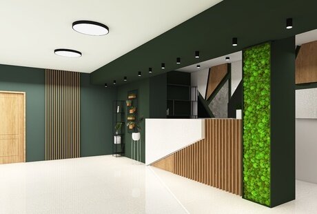 Redesign office of financial company