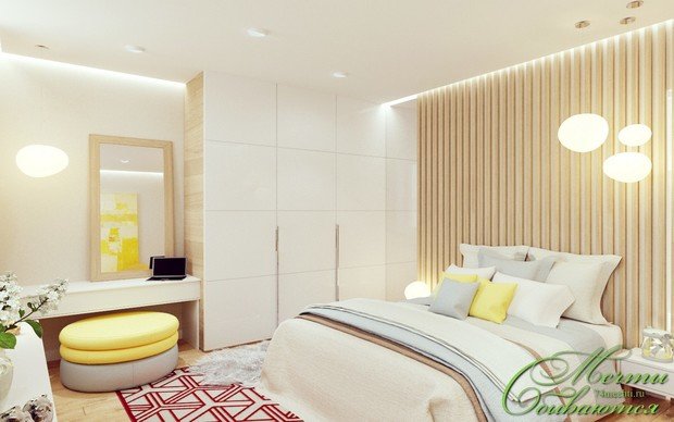 Фото из портфолио Спальня и гостевая в современном стиле – фотографии дизайна интерьеров на INMYROOM