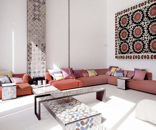 Фотография: Гостиная в стиле Восточный, Малогабаритная квартира, Интерьер комнат, Советы, Зеркала – фото на INMYROOM