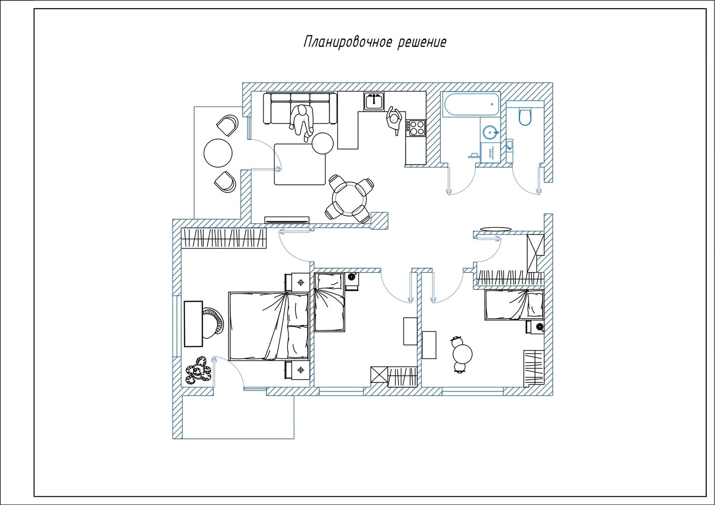Фотография: Планировки в стиле , Современный, Эклектика, Квартира, Проект недели, Минск, 4 и больше, 60-90 метров, Екатерина Успенская – фото на INMYROOM