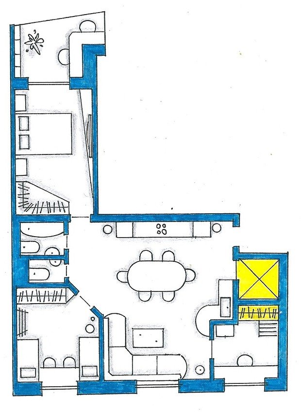 Фото из портфолио Мои перепланировки – фотографии дизайна интерьеров на INMYROOM
