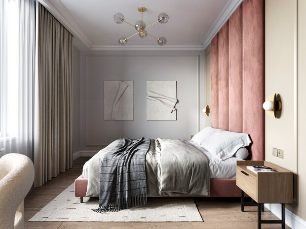 Фотография: Спальня в стиле Современный, Квартира, Проект недели, Санкт-Петербург, 4 и больше, Более 90 метров, Олег Минц, MINTS INTERIORS – фото на INMYROOM