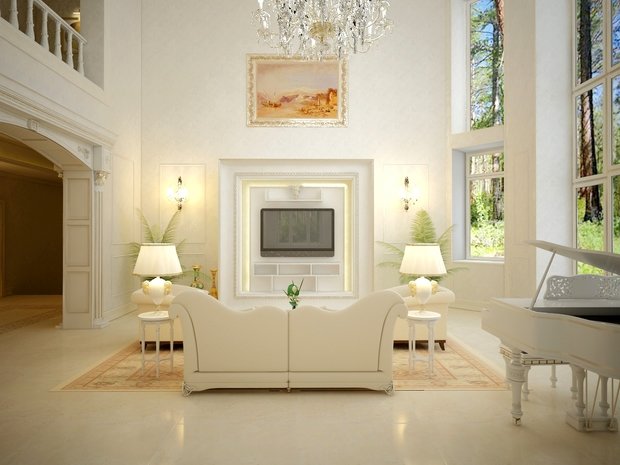 Фото из портфолио Дизайн частного коттеджа в классическом стиле – фотографии дизайна интерьеров на INMYROOM