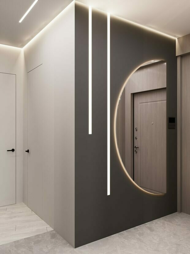 Фотография: Прихожая в стиле Современный, Квартира, Проект недели, Москва, Монолитный дом, 4 и больше, Более 90 метров, Алина Гамм – фото на INMYROOM