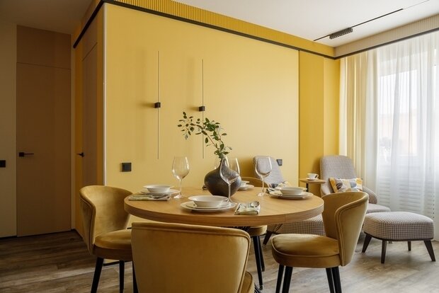 Фотография: Гостиная в стиле Современный, Переделка, 4 и больше, Set Bureau – фото на INMYROOM