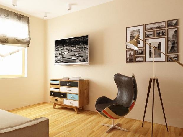 Фото из портфолио Типовой проект однокомнатной квартиры в жилом комплексе Опалиха О3 – фотографии дизайна интерьеров на INMYROOM