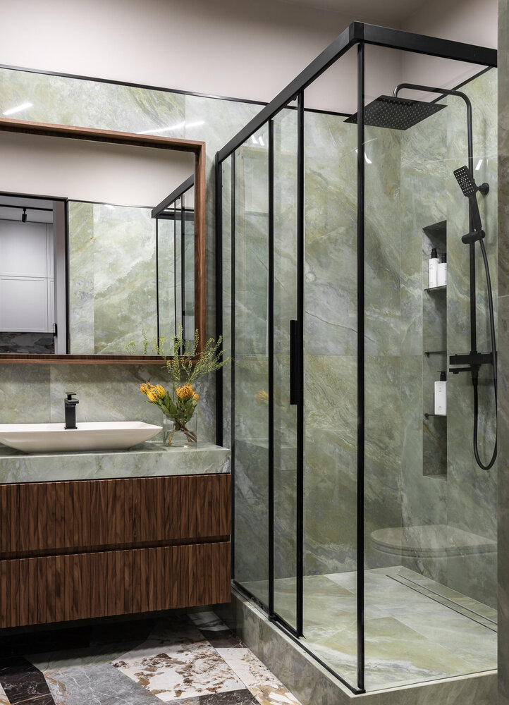 Фотография: Ванная в стиле Современный, Квартира, Проект недели, Москва, Оксана Олейник, 2 комнаты, 60-90 метров – фото на INMYROOM Фотография: Ванная в стиле Современный, Квартира, Проект недели, Москва, Оксана Олейник, 2 комнаты, 60-90 метров – фото на INMYROOM