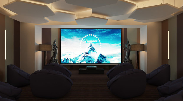 Фото из портфолио Кинозал в ресторане – фотографии дизайна интерьеров на INMYROOM
