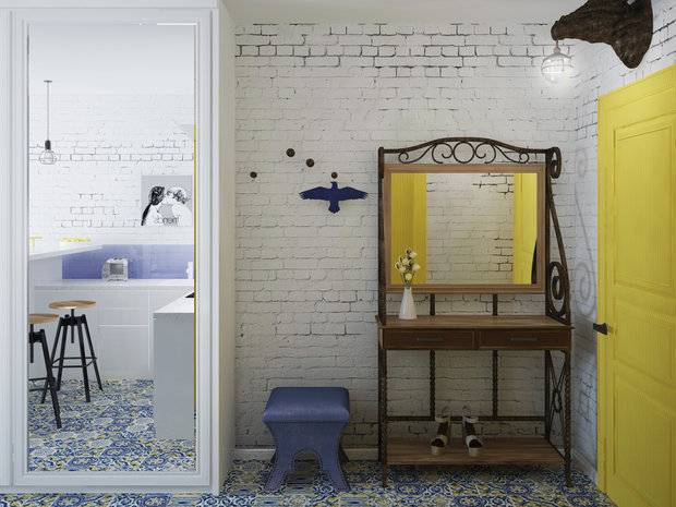 Фото из портфолио Квартира-студия – фотографии дизайна интерьеров на INMYROOM