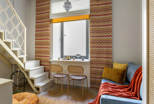 Фотография: Гостиная в стиле Современный, Эклектика, Малогабаритная квартира, Квартира, Студия, Проект дня, до 40 метров, Варвара Головко – фото на INMYROOM