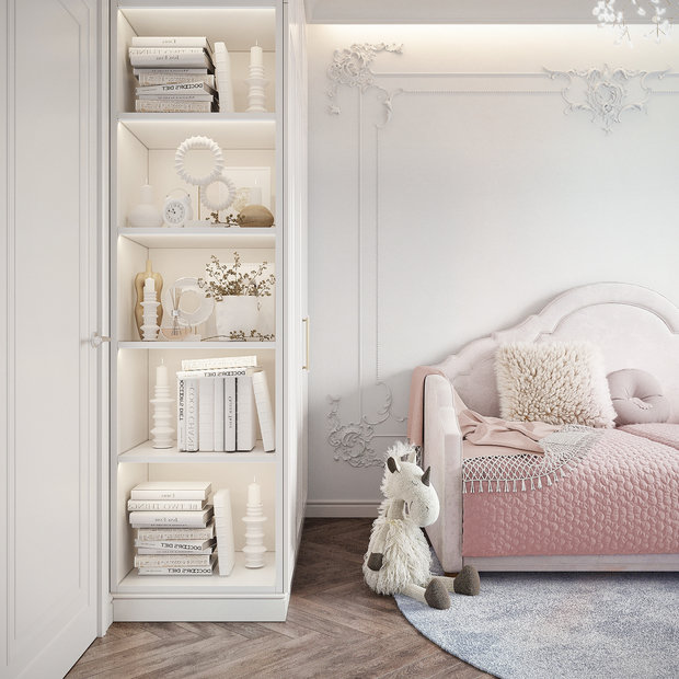 Фото из портфолио Детская для девочки – фотографии дизайна интерьеров на INMYROOM