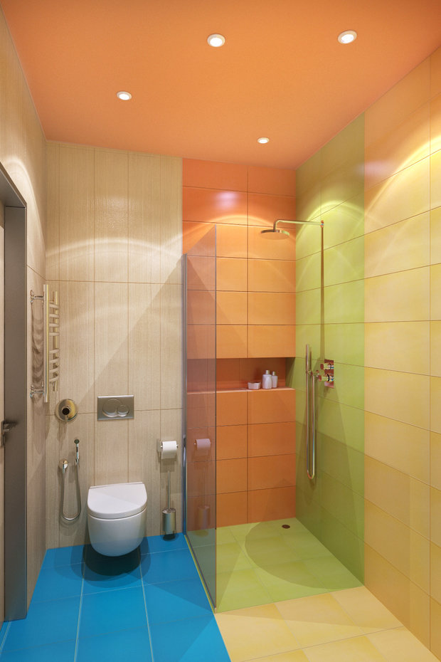 Фото из портфолио Яркий минимализм – фотографии дизайна интерьеров на INMYROOM