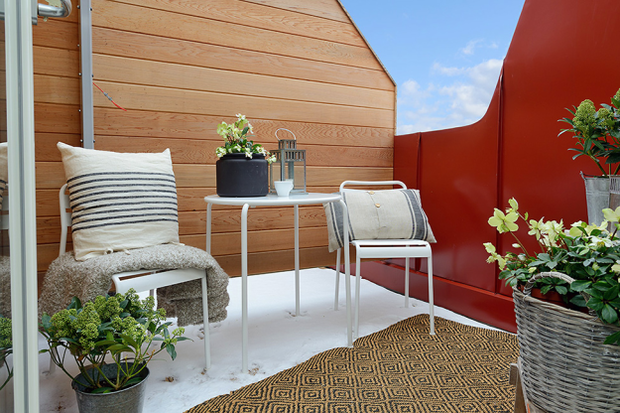 Фотография: Балкон, Терраса в стиле Современный, Скандинавский, Квартира, Дома и квартиры, Стокгольм – фото на INMYROOM
