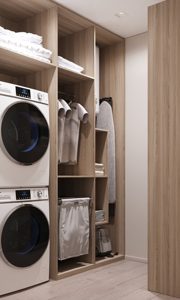 Фото из портфолио Современный интерьер в ЖК «Znak», Ижевск, 73 кв. м2 – фотографии дизайна интерьеров на INMYROOM