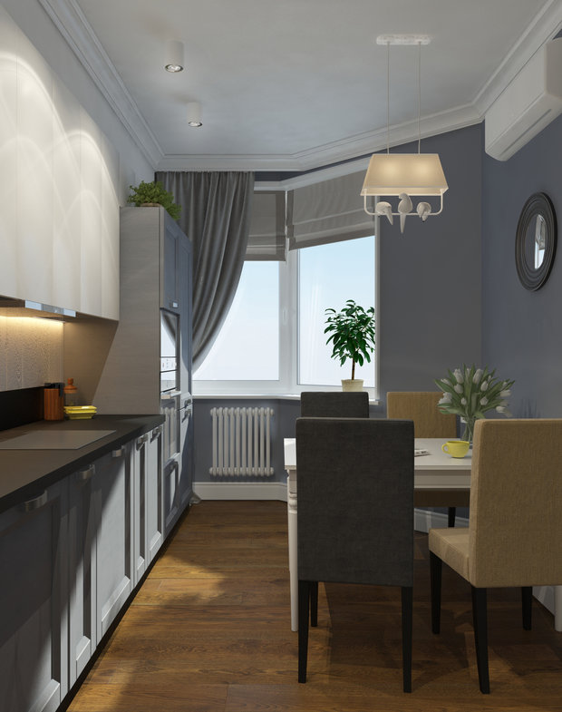 Фото из портфолио Современная классика в городской квартире – фотографии дизайна интерьеров на INMYROOM