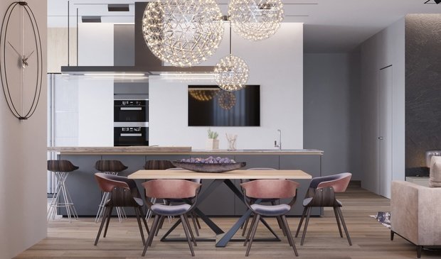 Фото из портфолио Интересный современный – фотографии дизайна интерьеров на INMYROOM