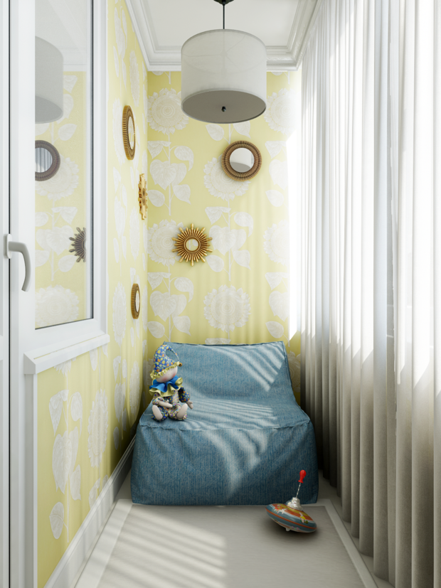 Фотография: Балкон в стиле Современный, Классический, Квартира, Проект недели, Московская область, новостройка, Александра Никулина, Монолитный дом, 3 комнаты, 60-90 метров – фото на INMYROOM