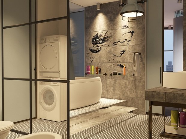 Фото из портфолио богемная квартира с использованием белорусского керамогранита и плитки – фотографии дизайна интерьеров на INMYROOM