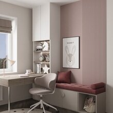 Фото из портфолио Дизайн-проект спальни для маленькой принцессы г. Уфа – фотографии дизайна интерьеров на INMYROOM