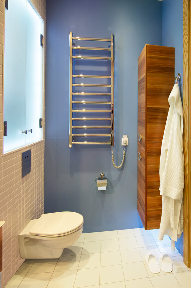 Фотография: Ванная в стиле Современный, Хай-тек, Квартира, Дома и квартиры, Проект недели – фото на INMYROOM