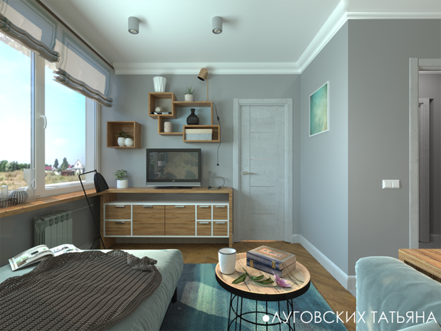 Фото из портфолио квартира студия 29 м2 – фотографии дизайна интерьеров на INMYROOM