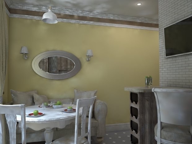 Фотография: Кухня и столовая в стиле Прованс и Кантри – фото на INMYROOM