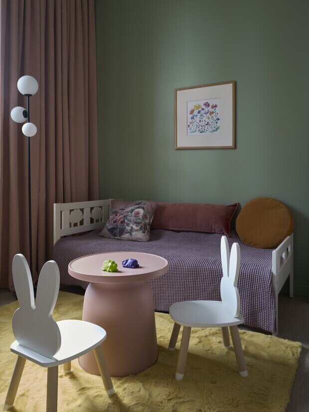 Фотография: Детская в стиле Современный, Эклектика, Квартира, Проект дня, Москва, 3 комнаты, 60-90 метров, Анна Тарасова, Варвара Пономарева – фото на INMYROOM