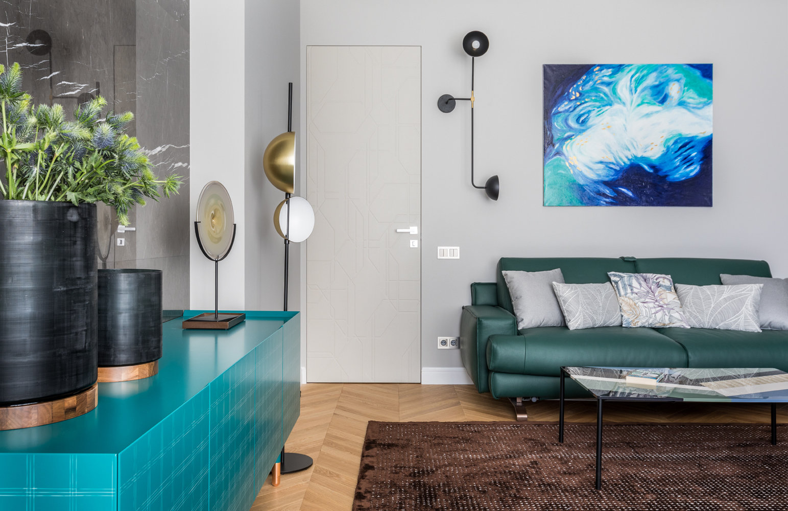 Фотография: Гостиная в стиле Современный, Квартира, Проект недели, Москва, Ольга Черненко, 4 и больше, Более 90 метров – фото на INMYROOM Фотография: Гостиная в стиле Современный, Квартира, Проект недели, Москва, Ольга Черненко, 4 и больше, Более 90 метров – фото на INMYROOM