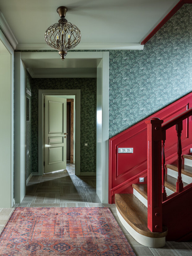 Фотография: Прихожая в стиле Прованс и Кантри, Дом, Проект дня, Дом и дача, Кирпичный дом, 4 и больше, Более 90 метров, Башкортостан, Лилия Асфандиярова, прованс/винтаж – фото на INMYROOM