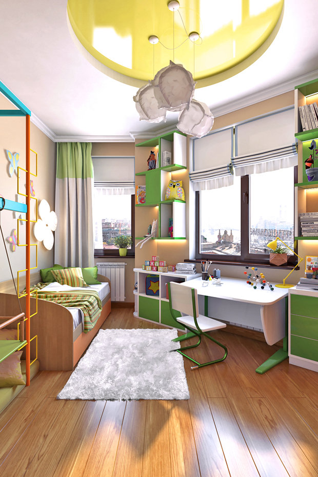 Фото из портфолио Мандариновый всплеск – фотографии дизайна интерьеров на INMYROOM