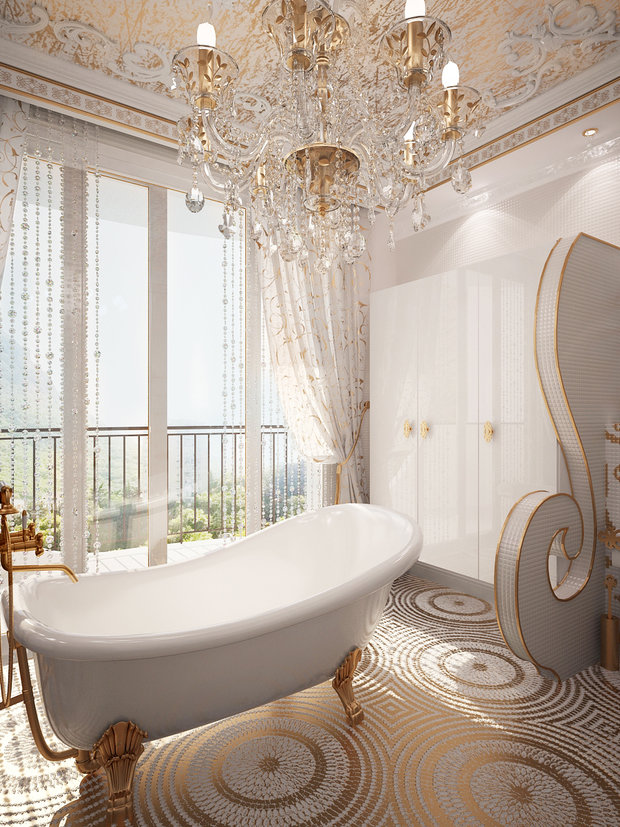 Фото из портфолио В золоте – фотографии дизайна интерьеров на INMYROOM