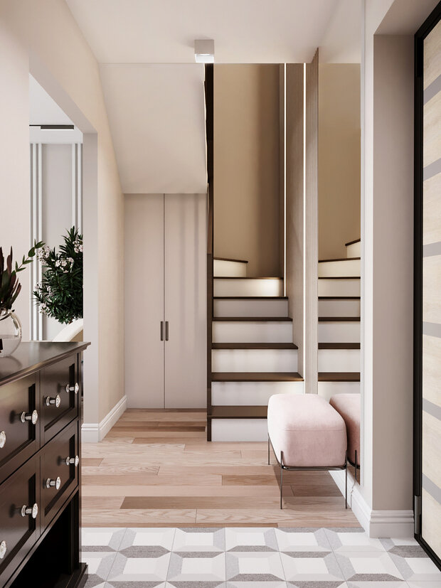 Фото из портфолио  двухуровневая квартира – фотографии дизайна интерьеров на INMYROOM