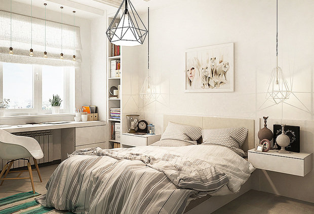 Фото из портфолио ЛОФТ В БЕЛОМ КИРПИЧЕ – фотографии дизайна интерьеров на INMYROOM