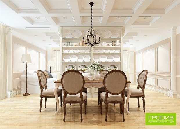 Фото из портфолио Уютная классика – фотографии дизайна интерьеров на INMYROOM